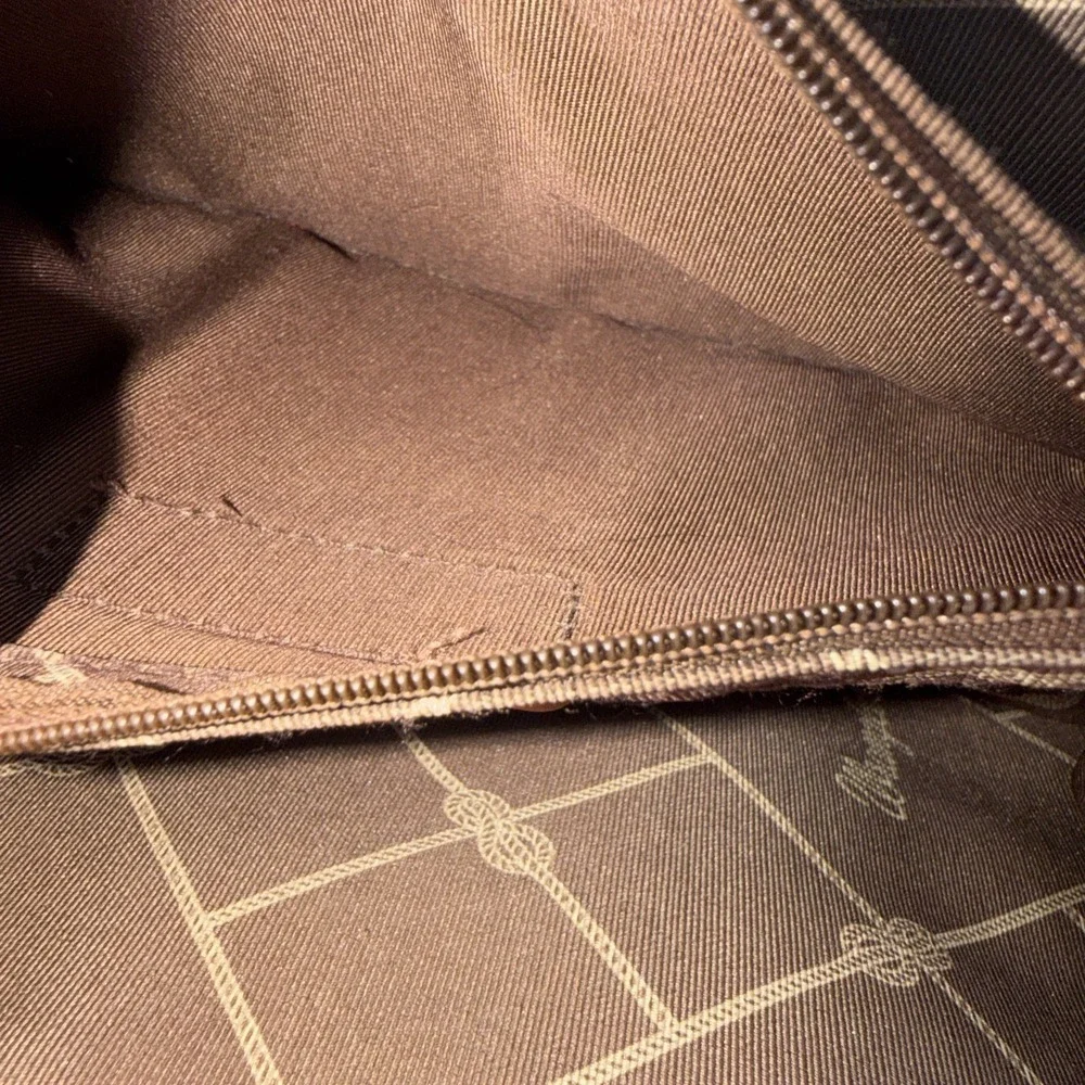 Wrangler Western Aztec Pattern Tote Bag Brown Beige Top Handle & Strap Women - Picture 13 of 16